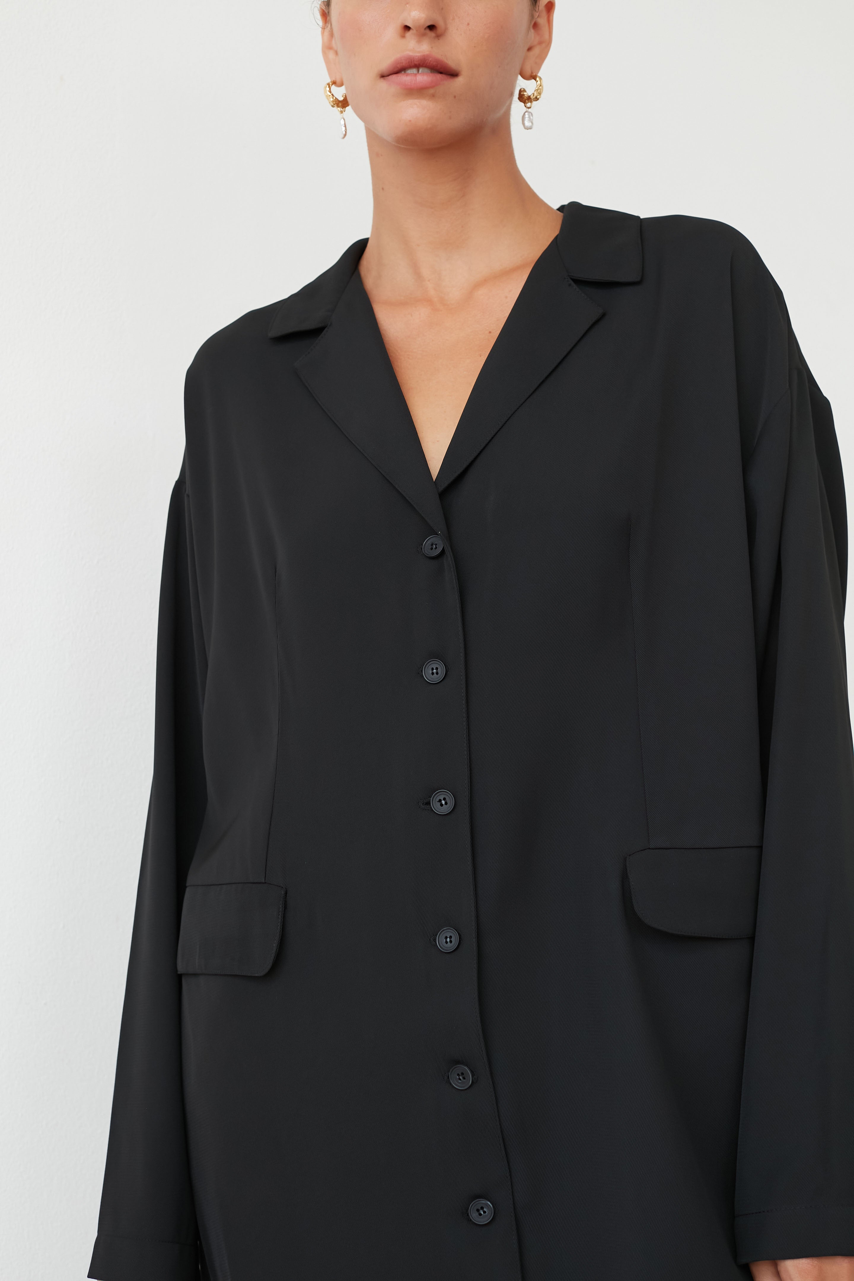 SMEE JACKET DRESS BLACK