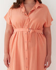 NIA DRESS CORAL