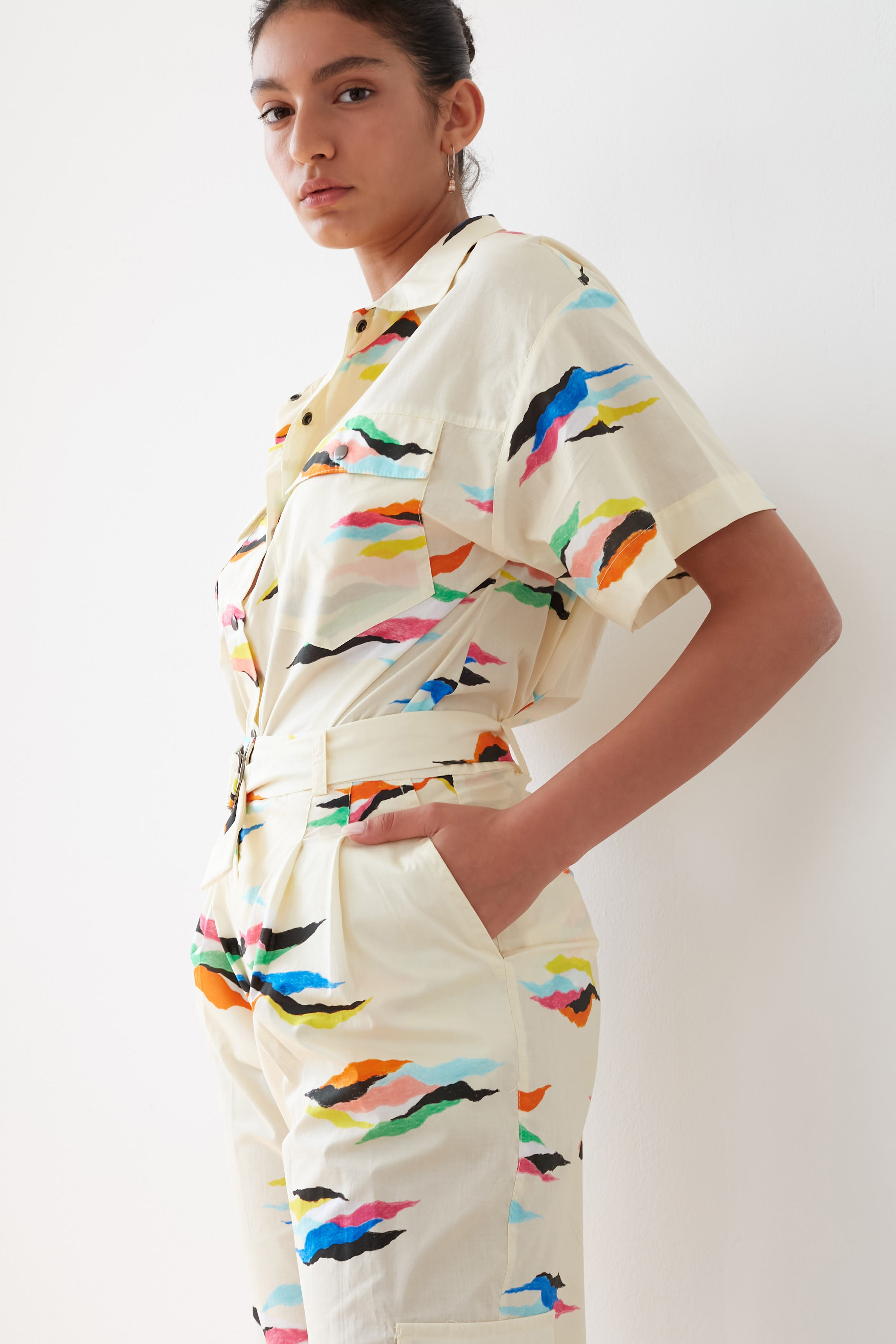 FEATHERS SHIRT VANILLA