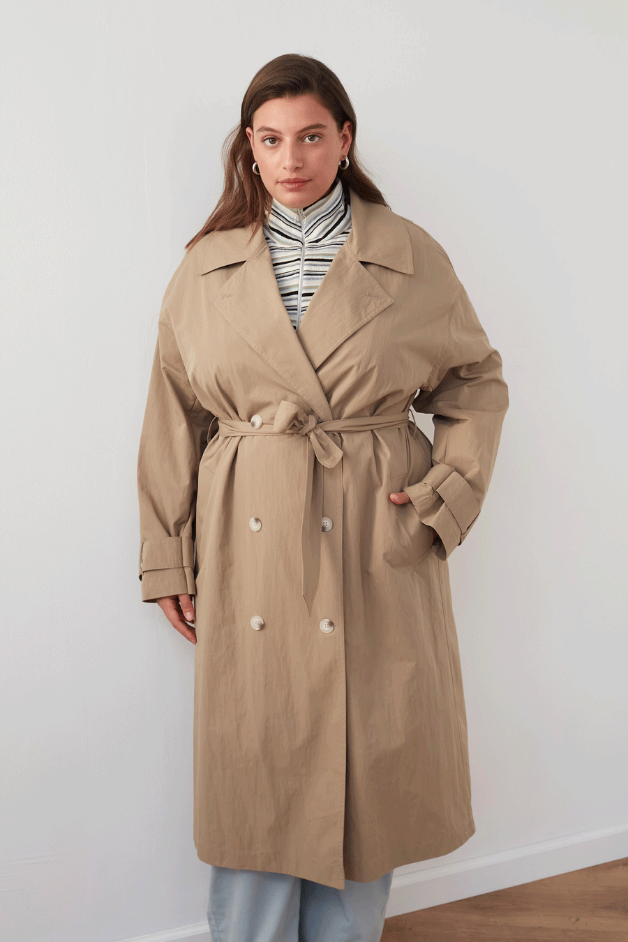 ANY-TIME TRENCH COAT CAMEL