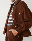 THE BOY JACKET BROWN