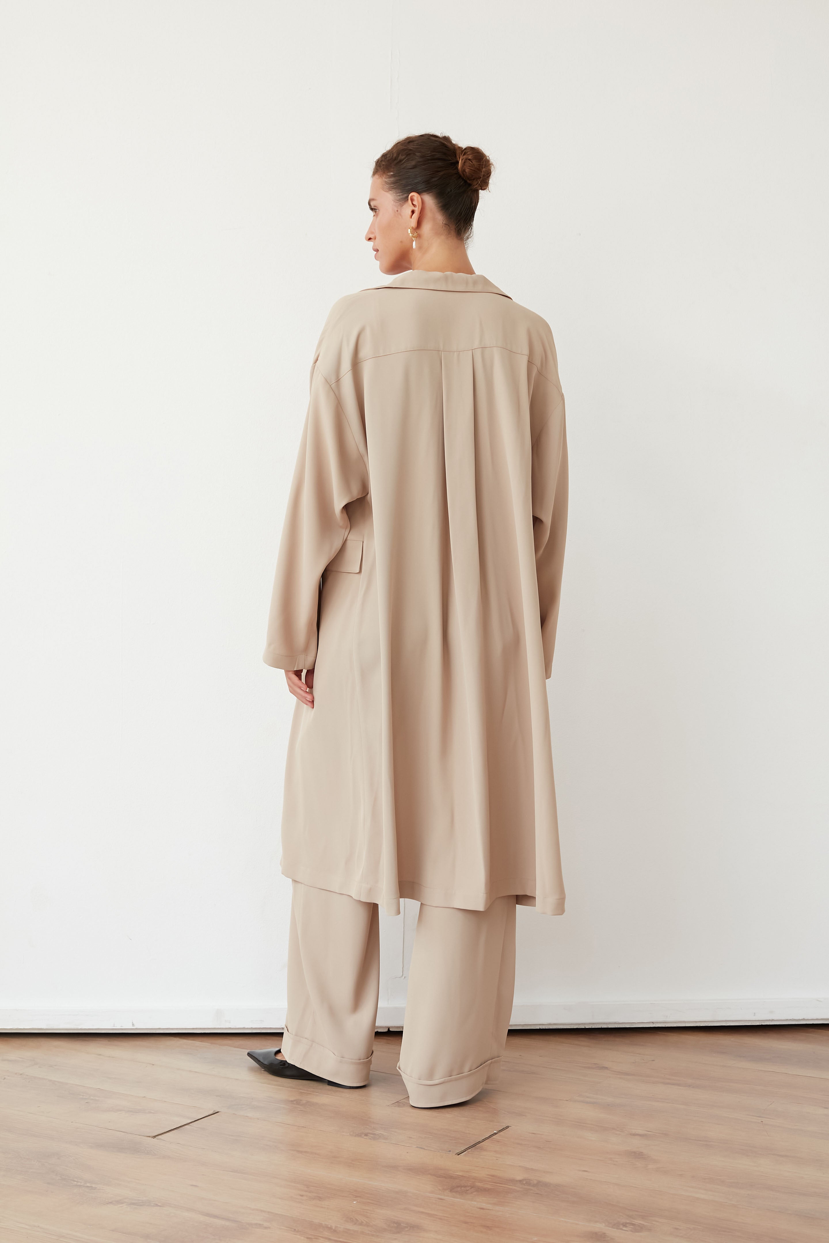 SMEE JACKET DRESS BEIGE