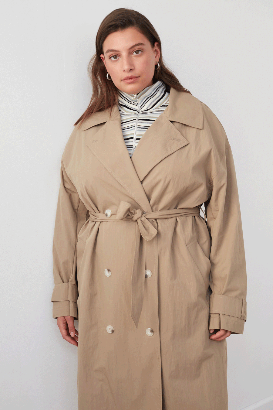 ANY-TIME TRENCH COAT CAMEL