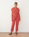 MONET JUMPSUIT CORAL