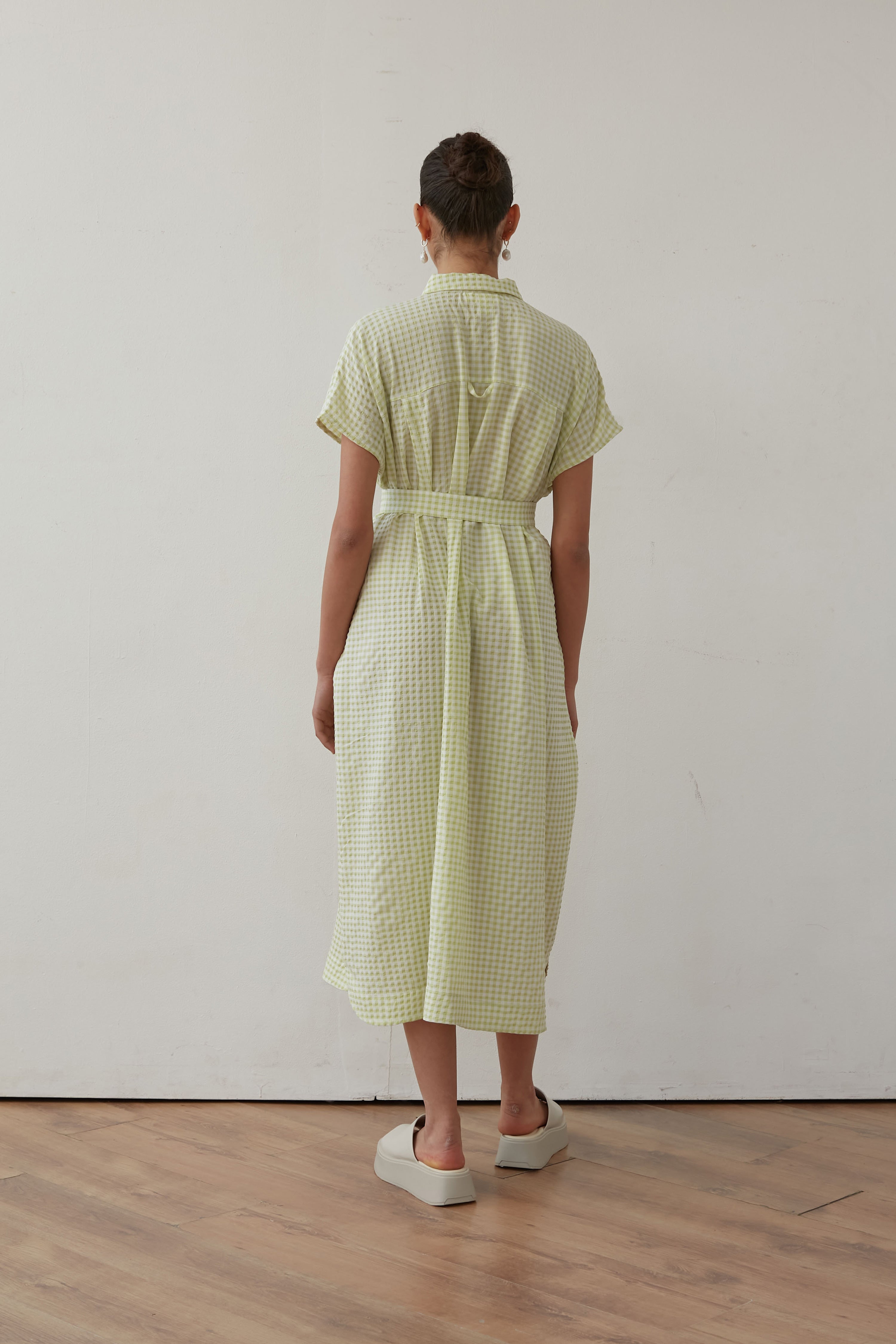 SAFARI DRESS LIME