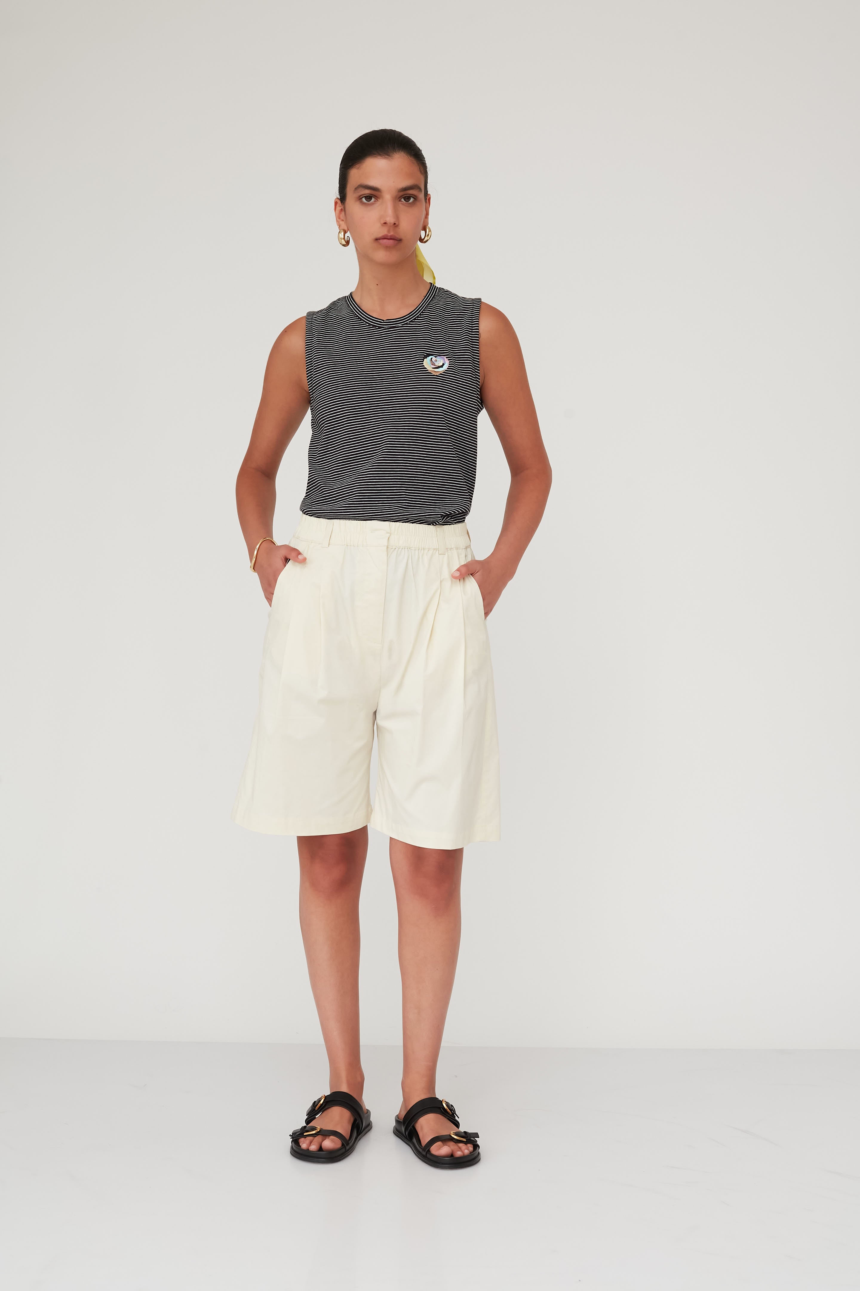 GOOD COTTON BERMUDA VANILLA