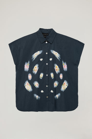 CIRCLE PRINTED TOP BOTTLE GREEN