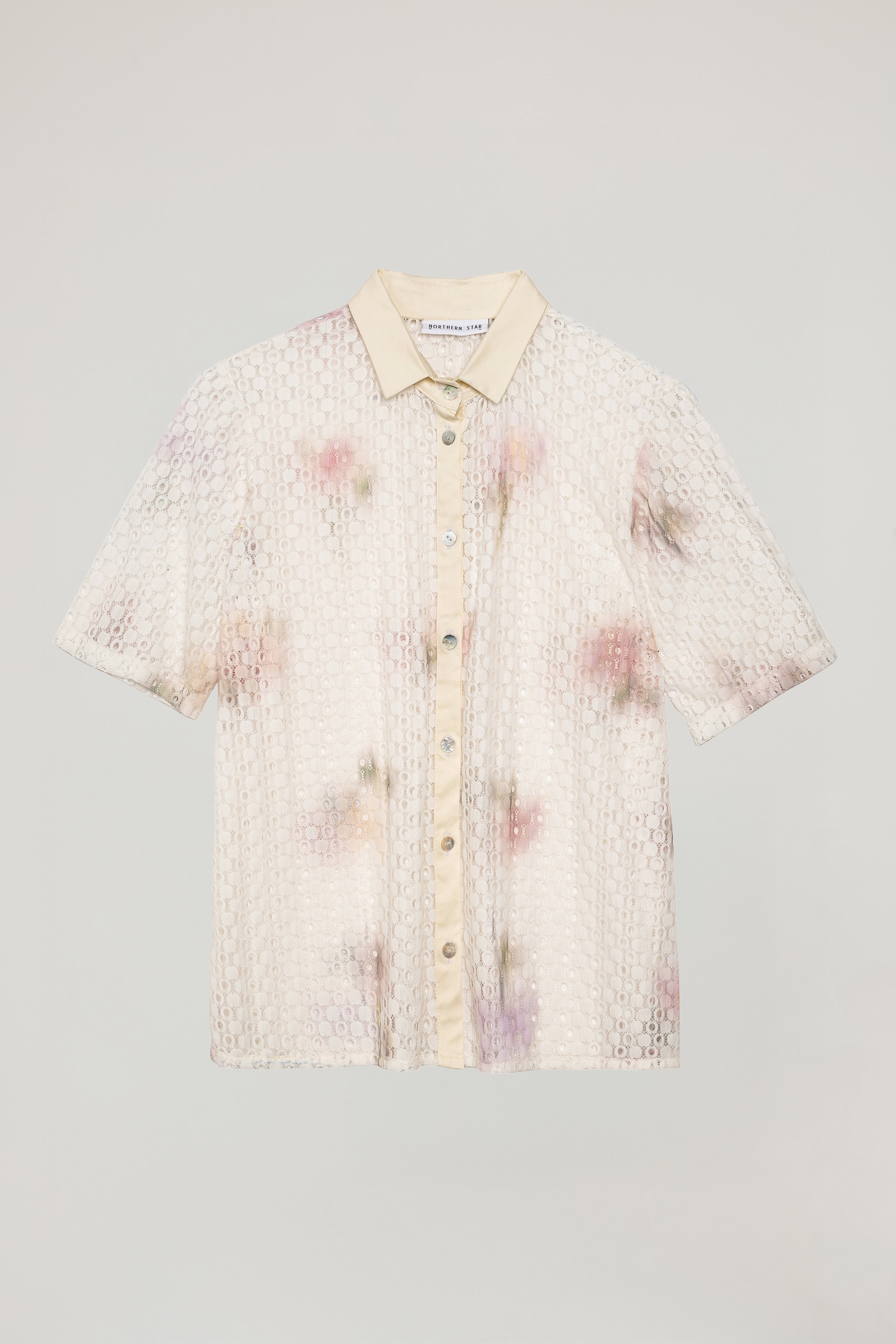 ECHOS LACE BLOUSE VANILLA