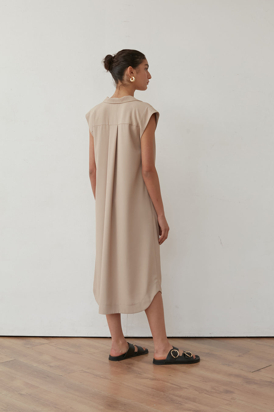 SNOBIT JACKET DRESS BEIGE