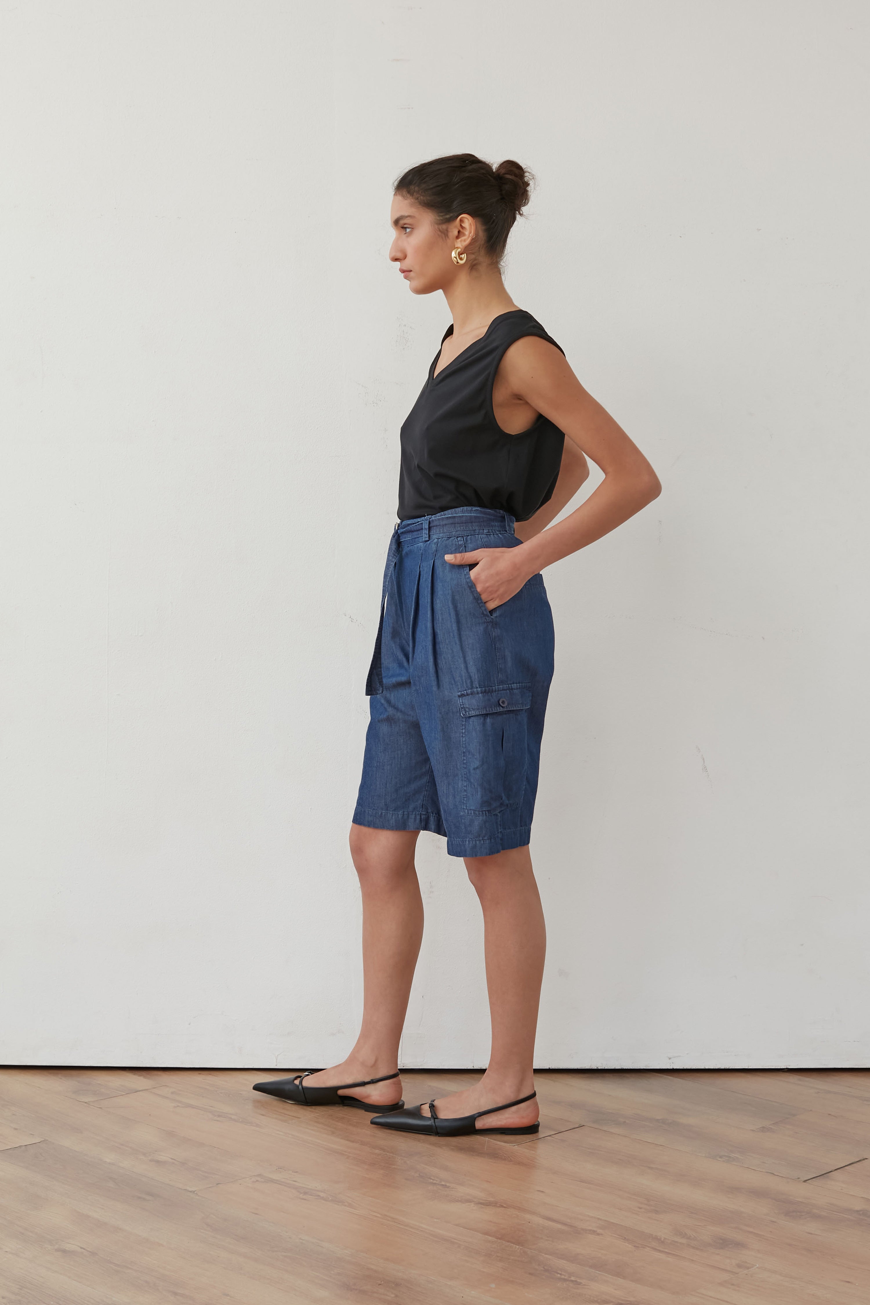 PARK BERMUDA BLUE DENIM