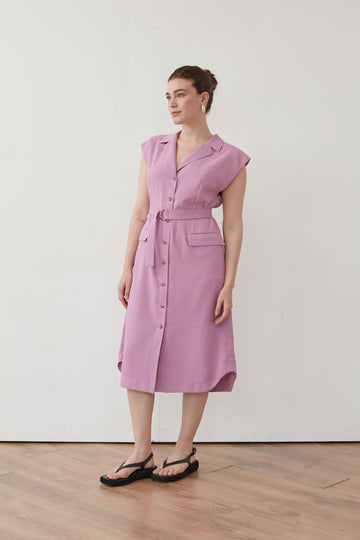 SNOBIT JACKET DRESS PINK