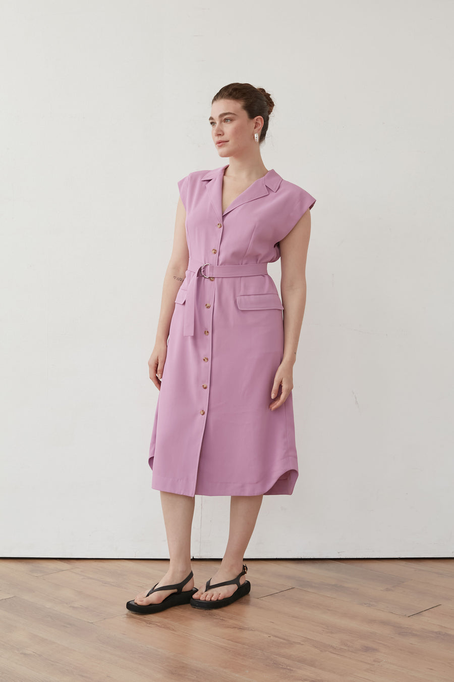 SNOBIT JACKET DRESS PINK