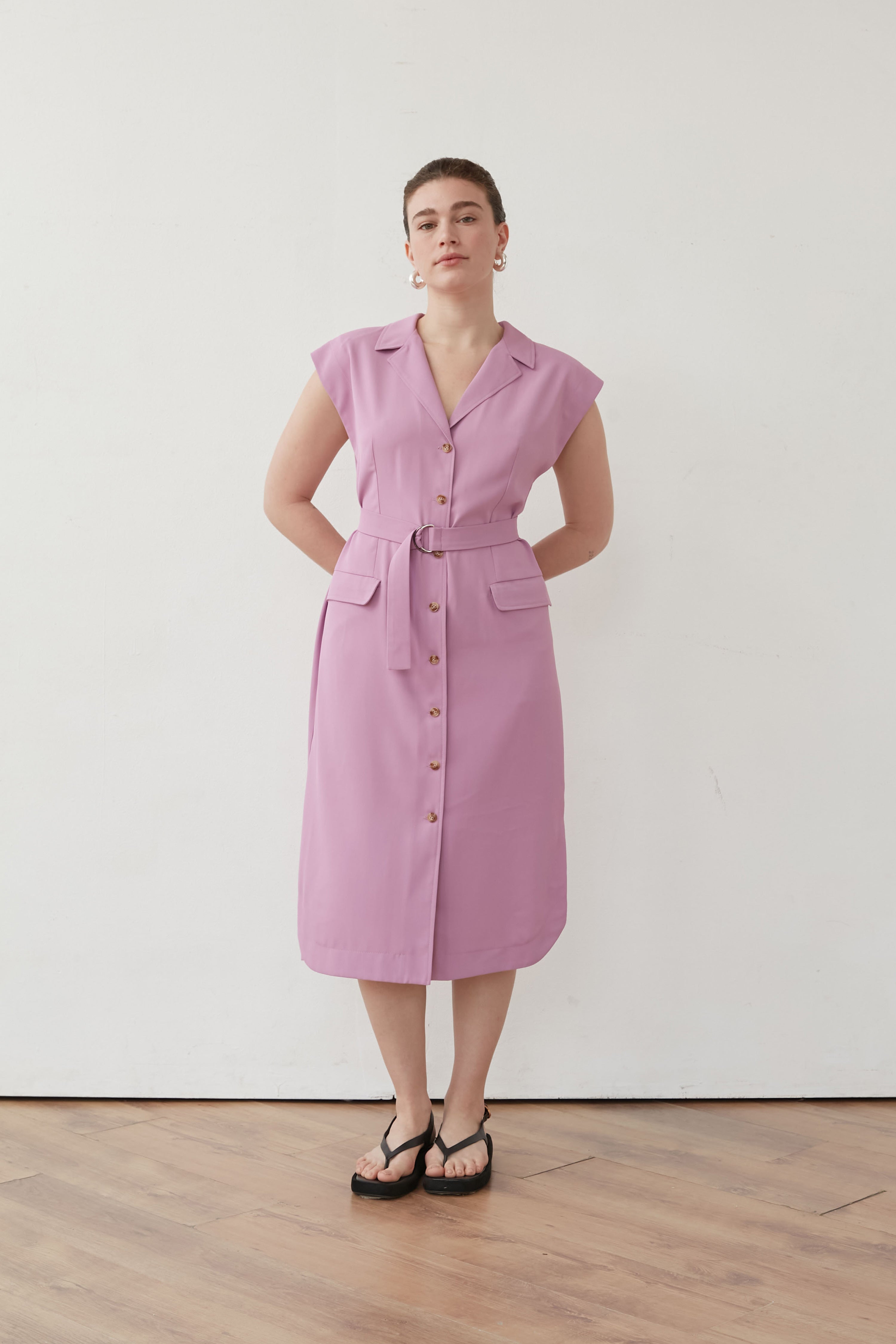 SNOBIT JACKET DRESS PINK