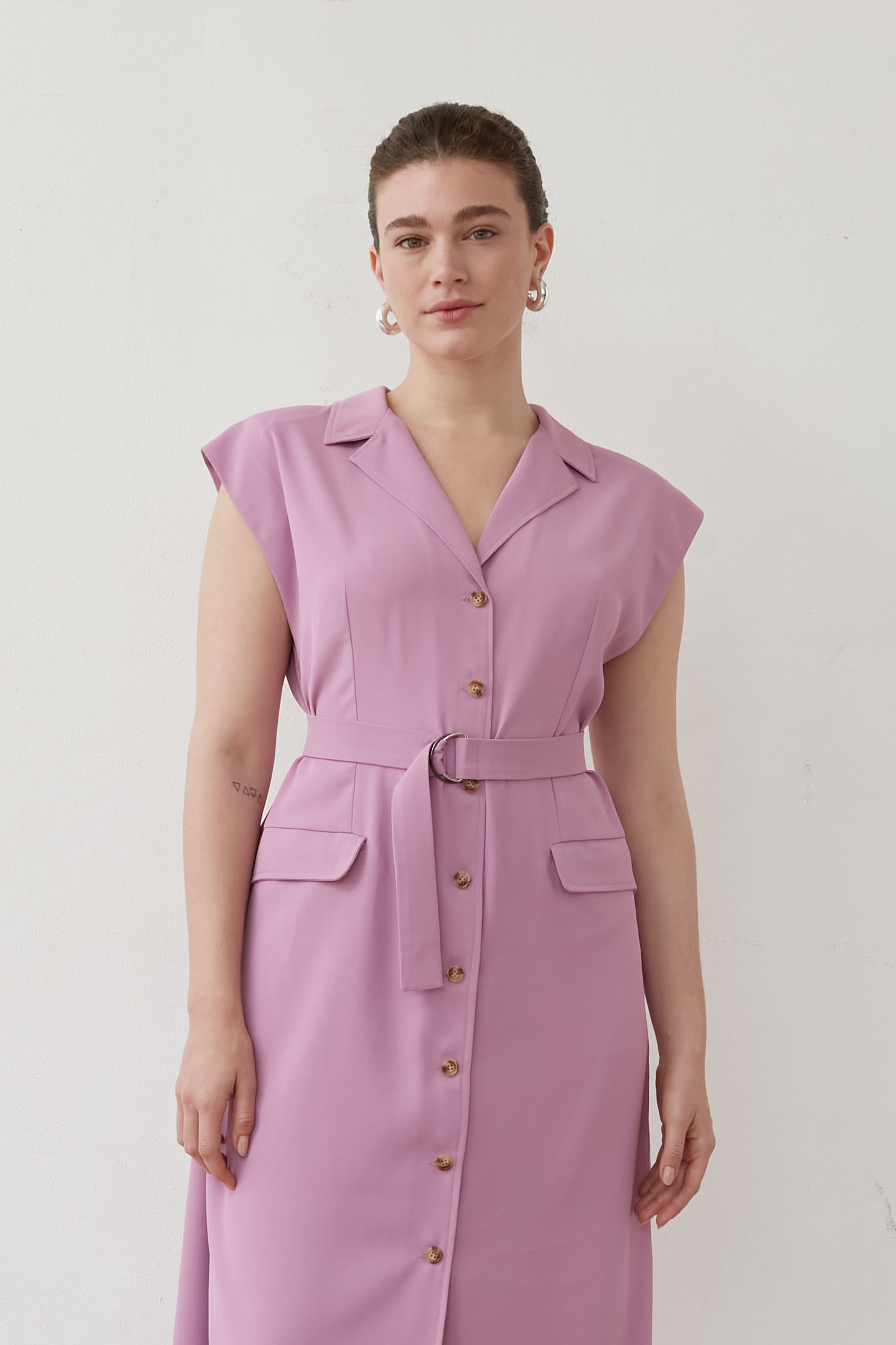SNOBIT JACKET DRESS PINK