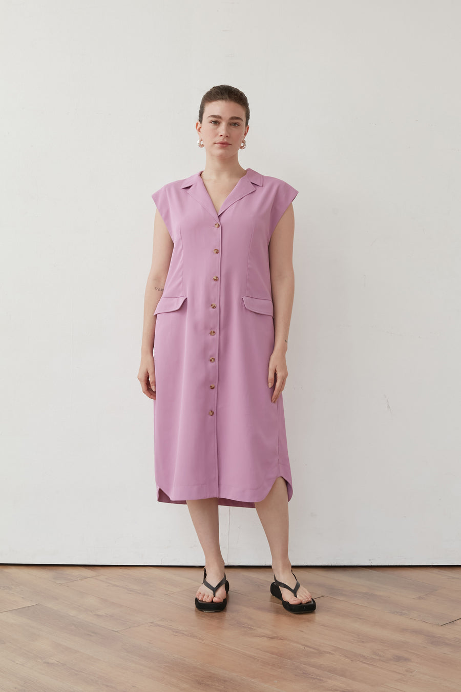 SNOBIT JACKET DRESS PINK