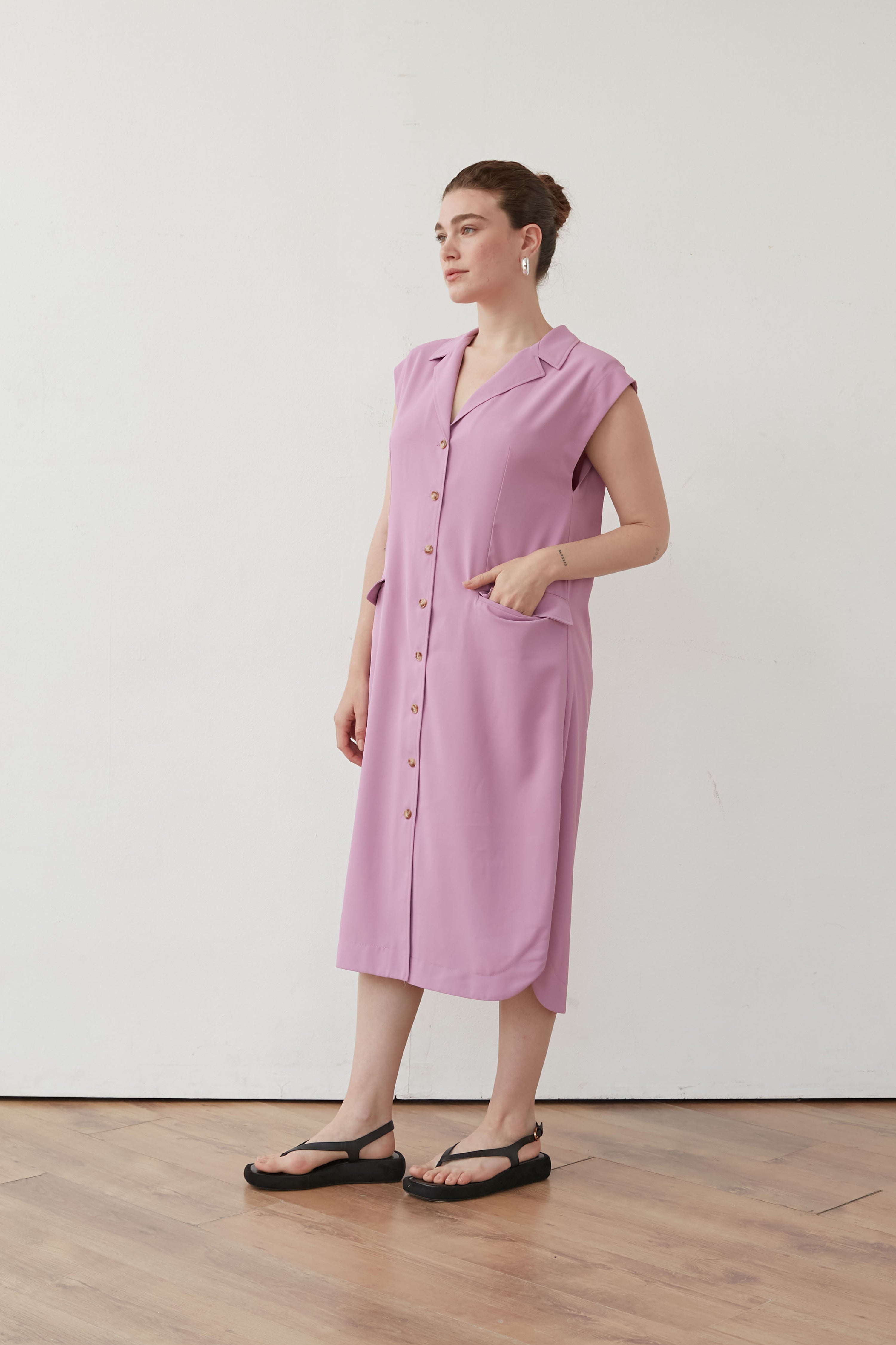 SNOBIT JACKET DRESS PINK