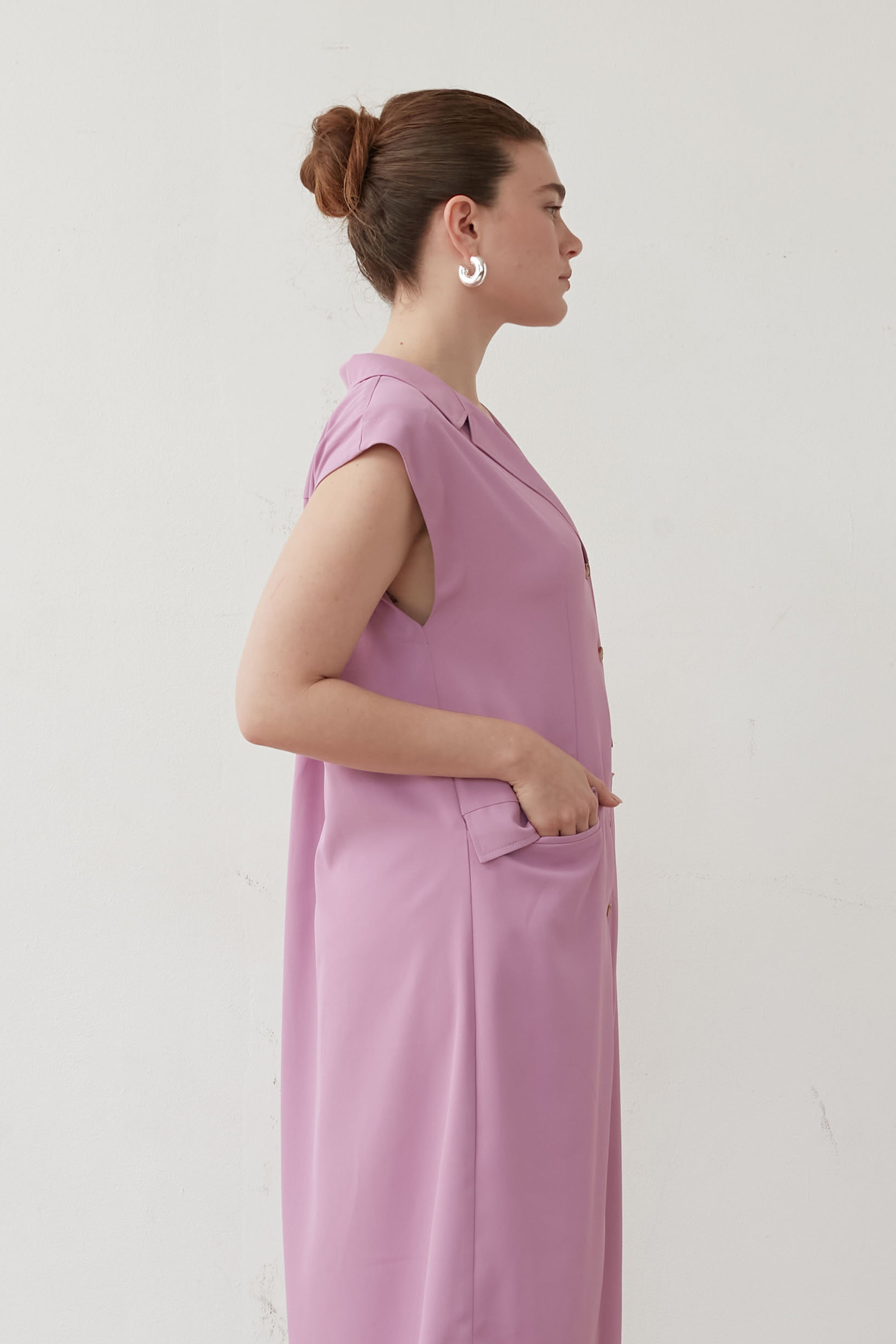 SNOBIT JACKET DRESS PINK